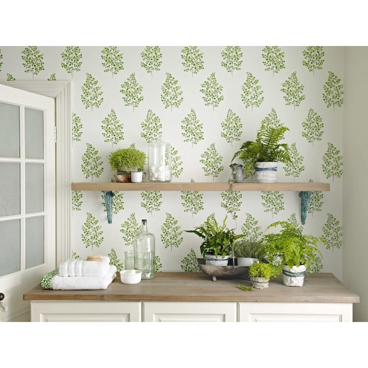 Papel pintado árboles inspiración nórdica vintage - Bulnesia 565227