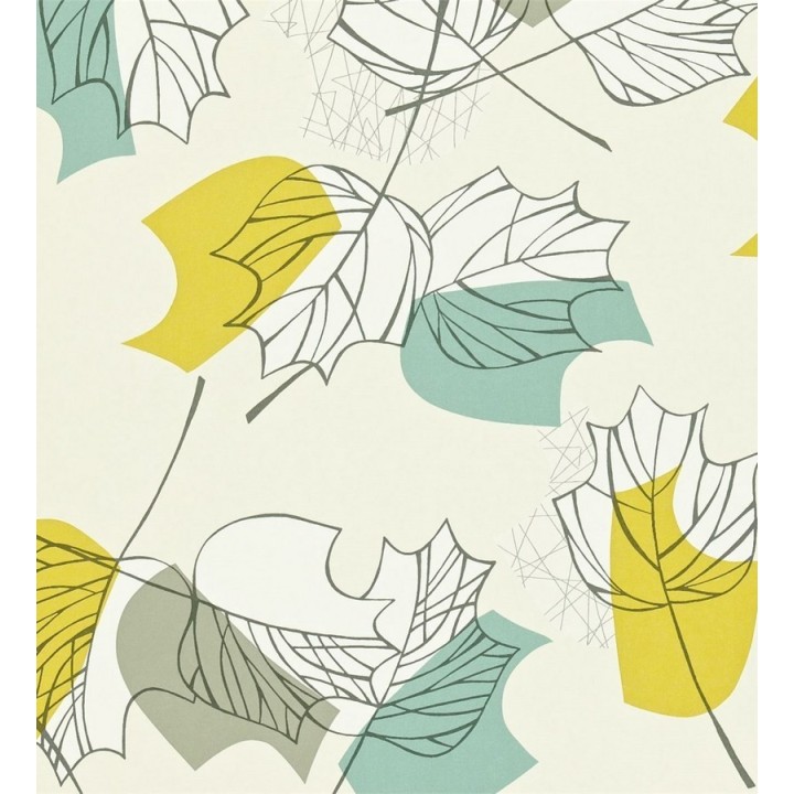 Papel pintado hojas otoñales artísticas caídas del árbol - Demille 565279