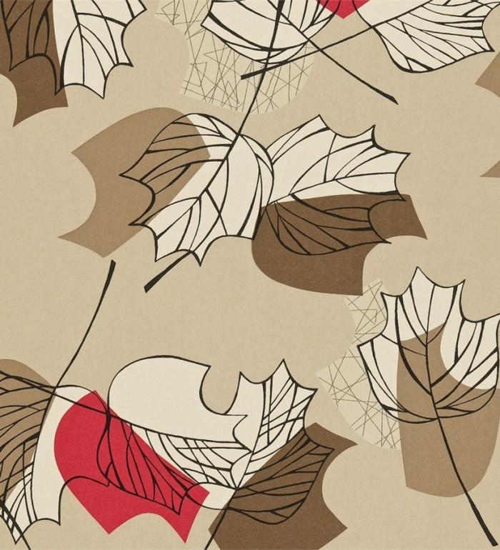 Papel pintado hojas otoñales artísticas caídas del árbol - Demille 565281