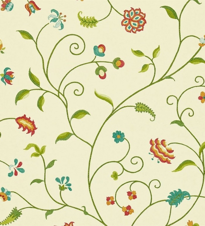 Papel pintado flores delicadas románticas artesanales - Aradia 565283