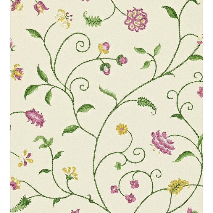 Papel pintado flores delicadas románticas artesanales - Aradia 565284