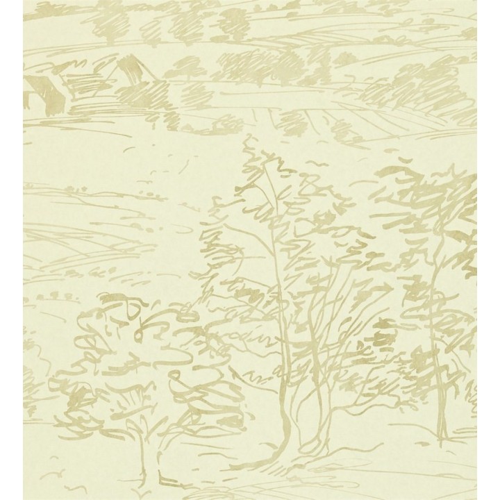 Papel pintado boceto de paisaje campestre artístico - Renée 565286