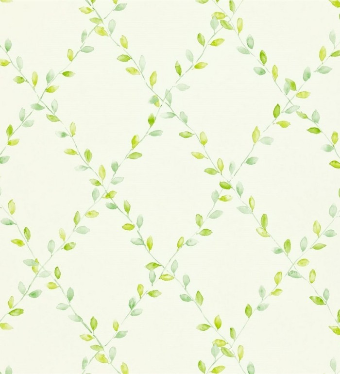 Papel pintado ornamental de hojas de acuarela - Zoe 565293