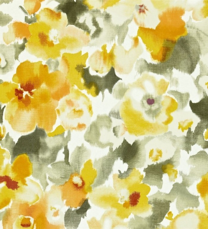 Papel pintado flores de acuarela grandes y modernas - Claudia 565296