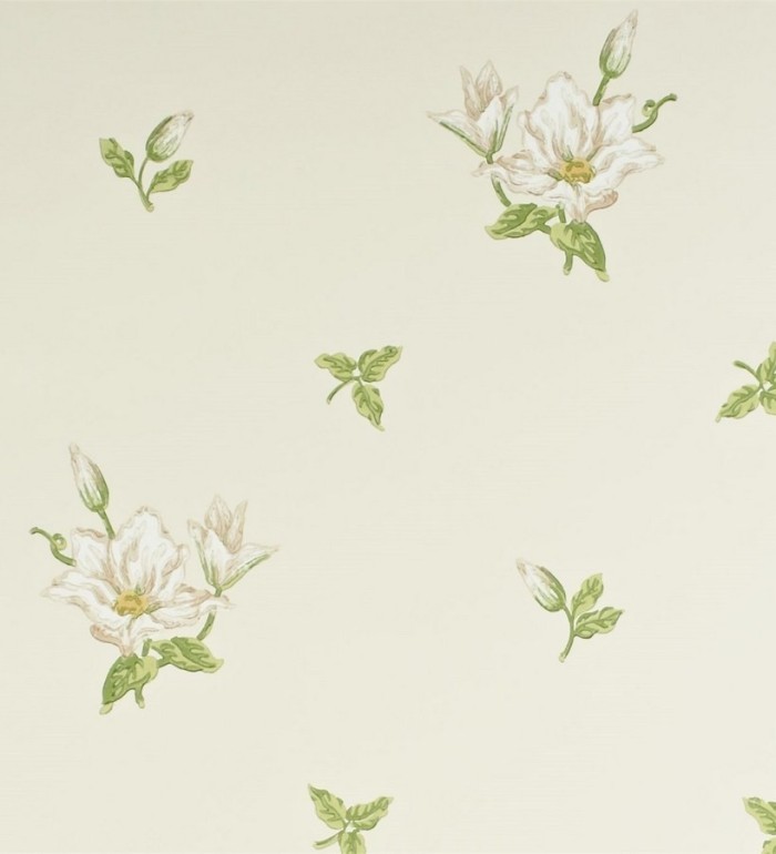 Papel pintado flores vintage con acabados artísticos - Davidia 565318