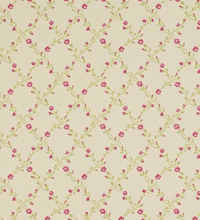 Papel pintado ornamental de flores vintage - Vivien 565322