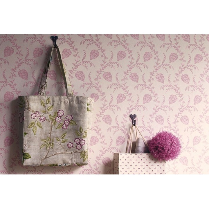 Papel pintado hojas artesanales y originales vintage - Mavi 565336