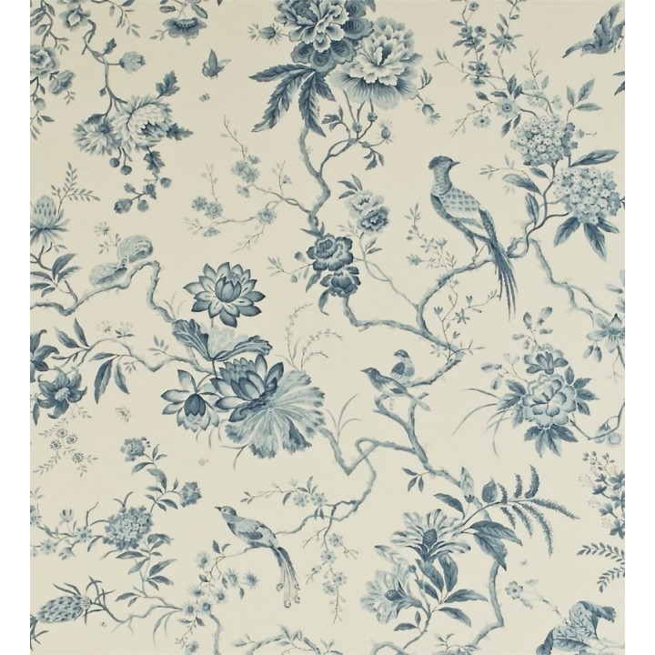 Papel pintado flores y pájaros estilo japonés artístico - Agnes 565342