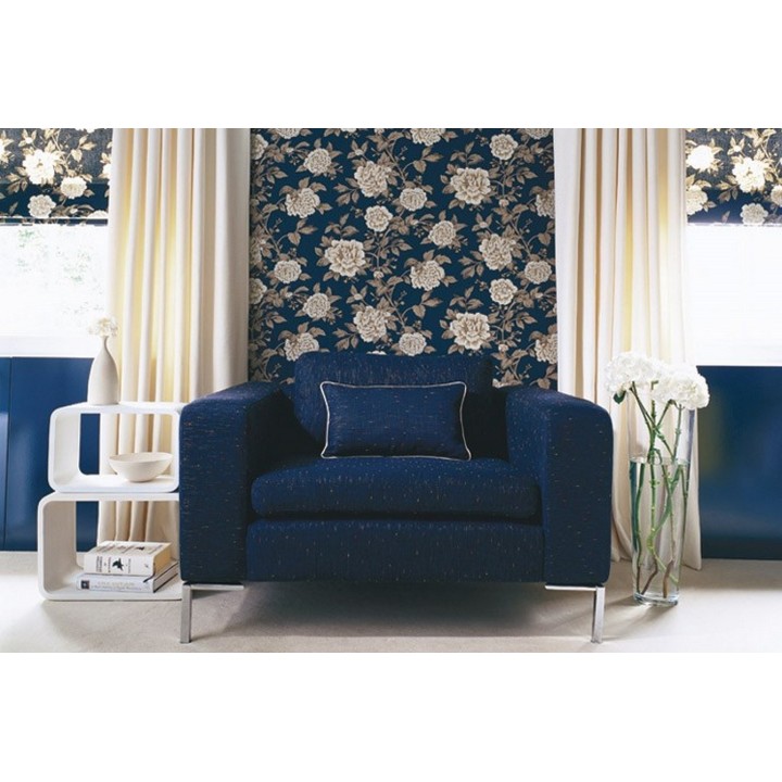 Papel pintado flores grandes de acabados románticos - Bergenia 565345