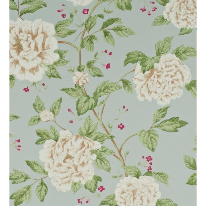 Papel pintado flores grandes de acabados románticos - Bergenia 565346