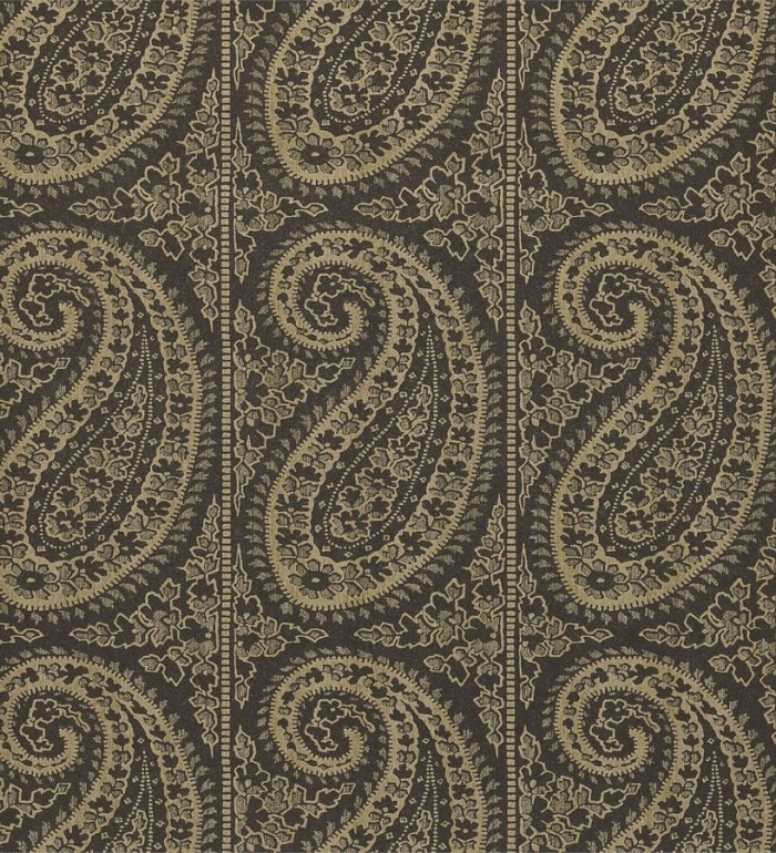 Papel pintado rayas verticales con motivos cashmere - Latika 565350