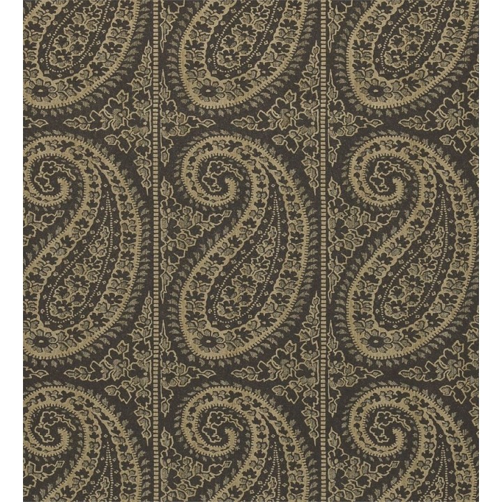 Papel pintado rayas verticales con motivos cashmere - Latika 565350