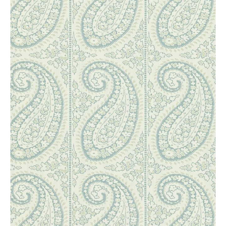 Papel pintado rayas verticales con motivos cashmere - Latika 565352