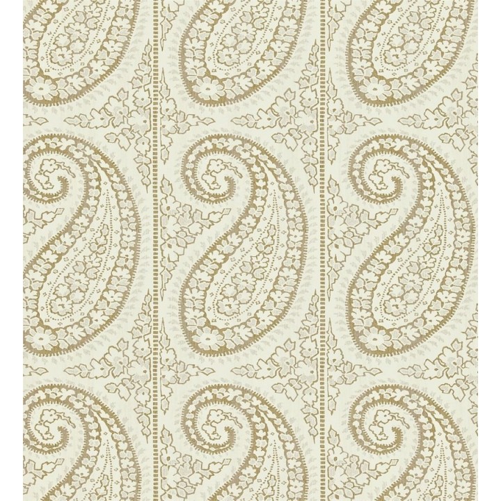 Papel pintado rayas verticales con motivos cashmere - Latika 565353