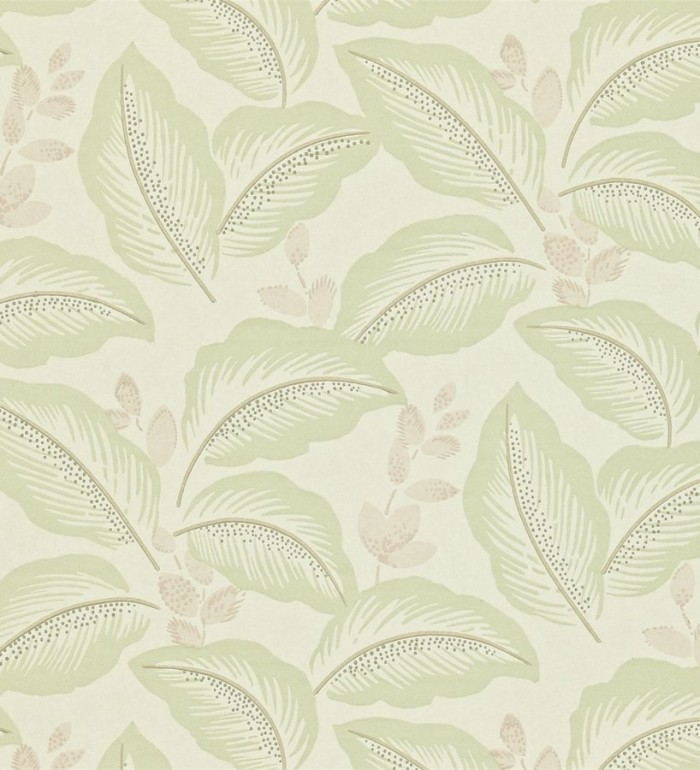 Papel pintado hojas tropicales artísticas diseño vintage - Taigla 565363