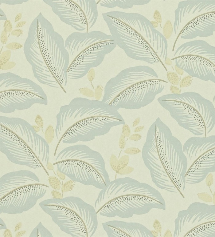 Papel pintado hojas tropicales artísticas diseño vintage - Taigla 565366