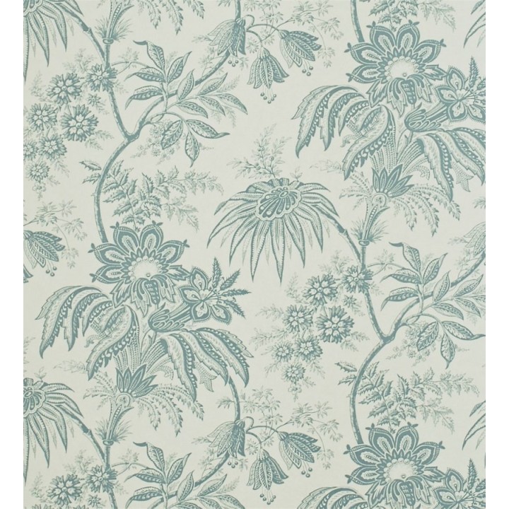 Papel pintado naturaleza de hojas y flores artesanales - Lobelia 565399