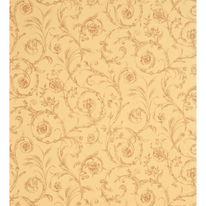 Papel pintado volutas de acanto barrocas y trigales clásicos - Giacomo 565408