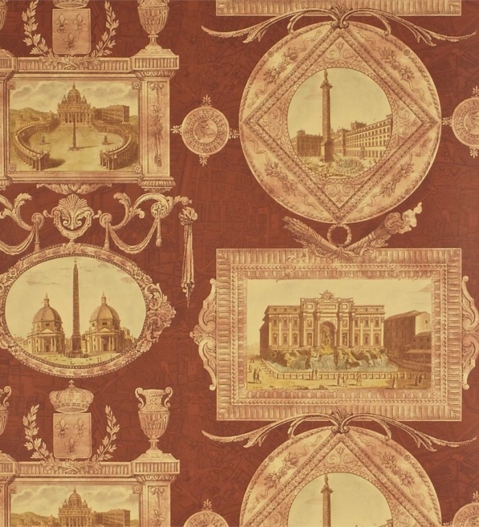 Papel pintado collage urbano edificios y plano de ciudad - Roslin 565423