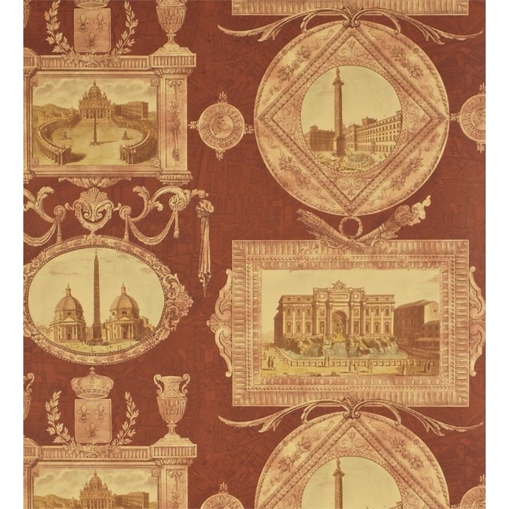 Papel pintado collage urbano edificios y plano de ciudad - Roslin 565423