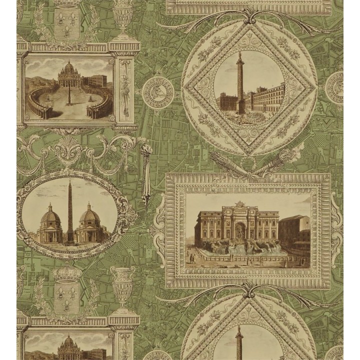 Papel pintado collage urbano edificios y plano de ciudad - Roslin 565426