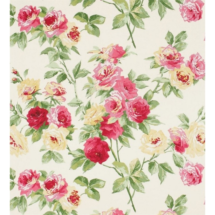 Papel pintado gardenias románticas estilo inglés - Silvia 565436