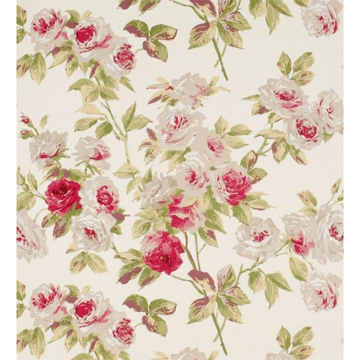 Papel pintado gardenias románticas estilo inglés - Silvia 565437