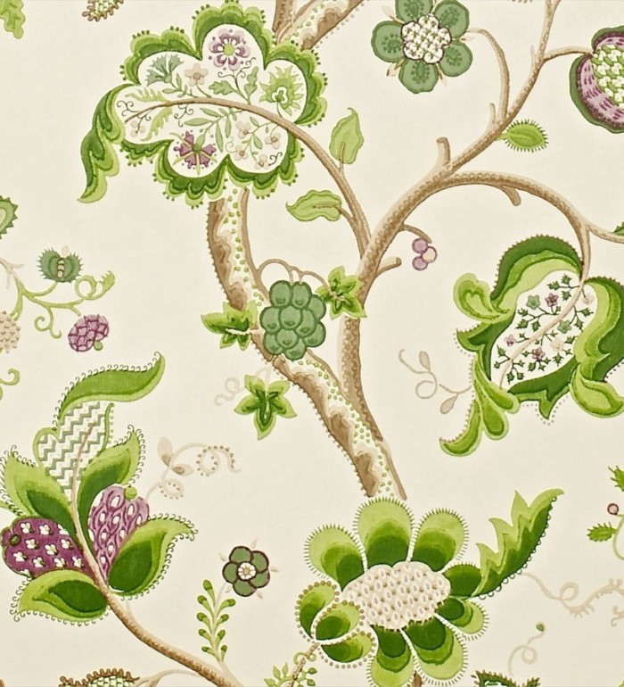 Papel pintado flores grandes diseño cashmere inglés - Arlene 565446