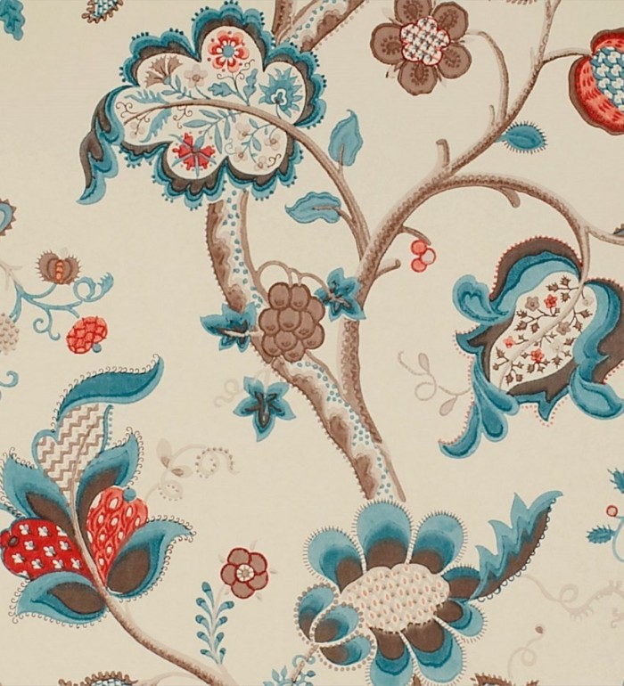 Papel pintado flores grandes diseño cashmere inglés - Arlene 565447