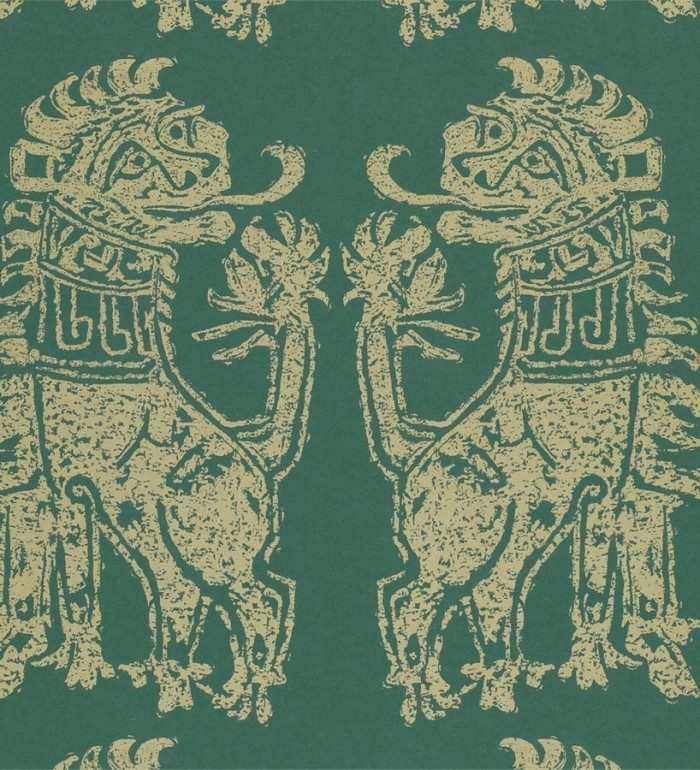 Papel pintado leones diseño griego artísticos Shabby Chic - Daimaru 565450