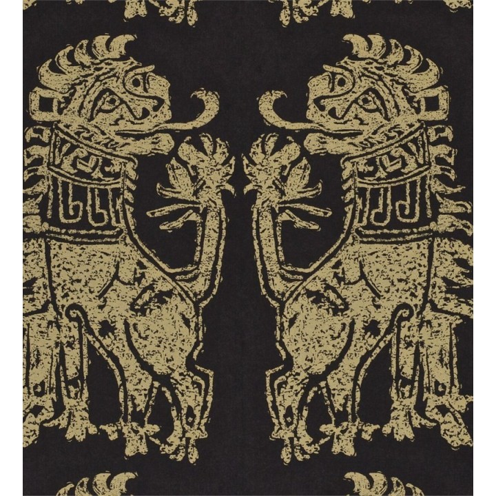 Papel pintado leones diseño griego artísticos Shabby Chic - Daimaru 565451