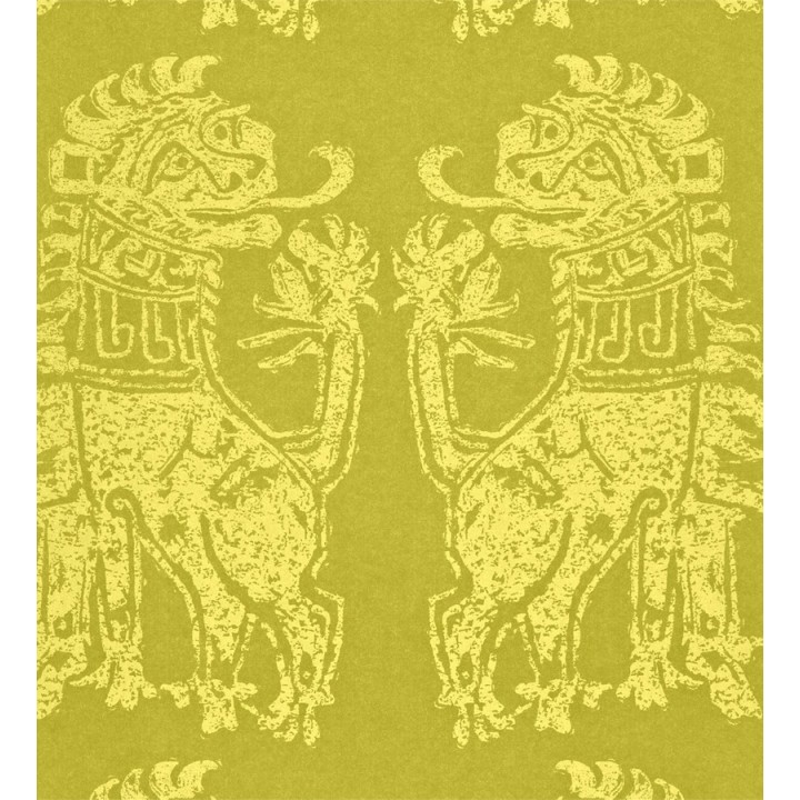 Papel pintado leones diseño griego artísticos Shabby Chic - Daimaru 565453