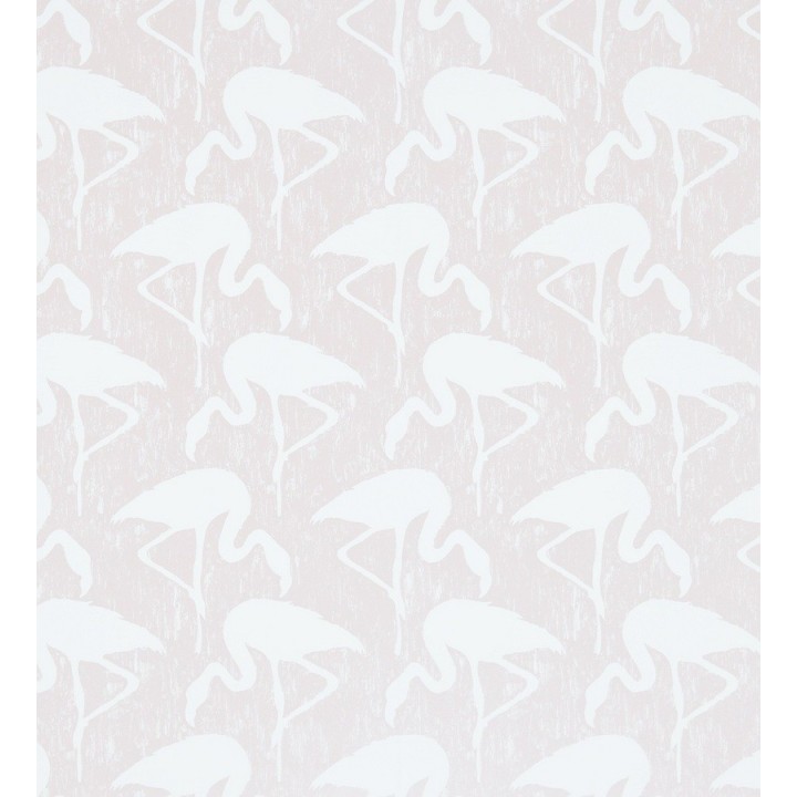 Papel pintado flamencos vintage - Flamant 565464