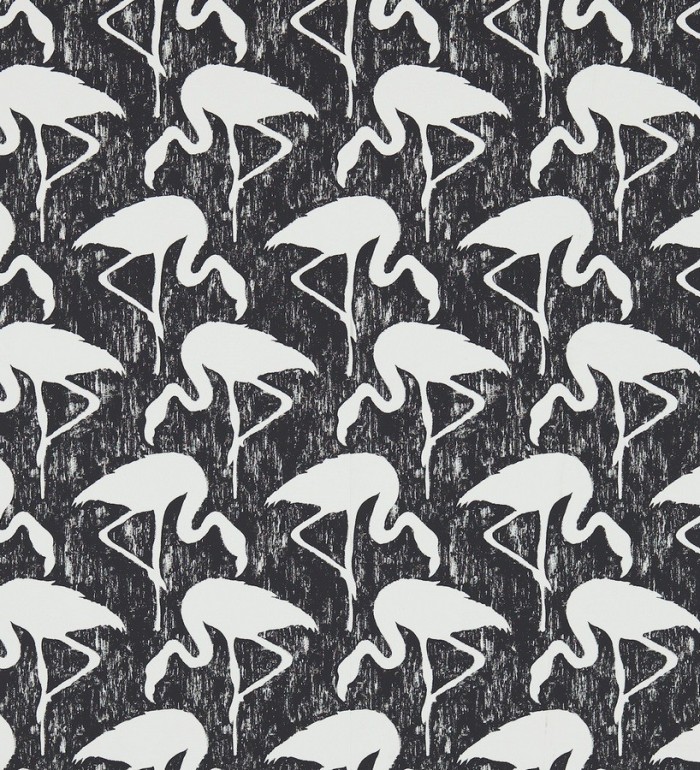 Papel pintado flamencos vintage - Flamant 565466