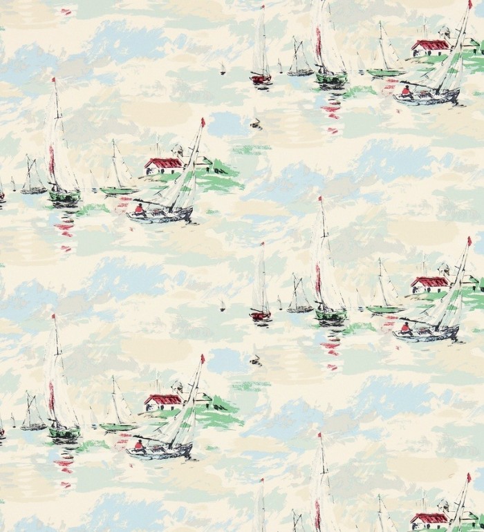 Papel pintado estampa artística marinera - Bateau 565486