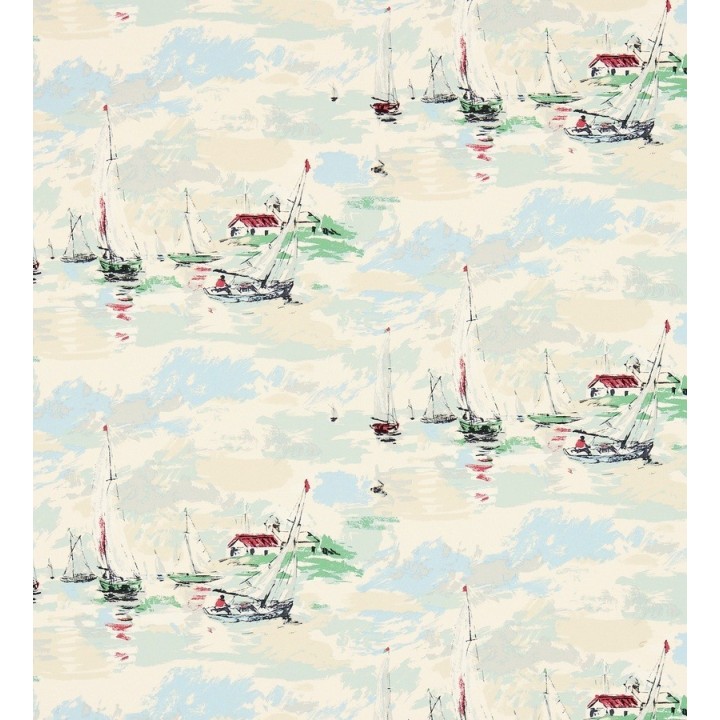 Papel pintado estampa artística marinera - Bateau 565486