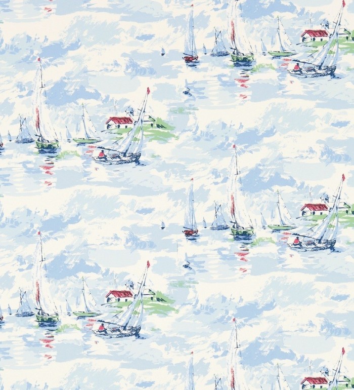 Papel pintado estampa artística marinera - Bateau 565488