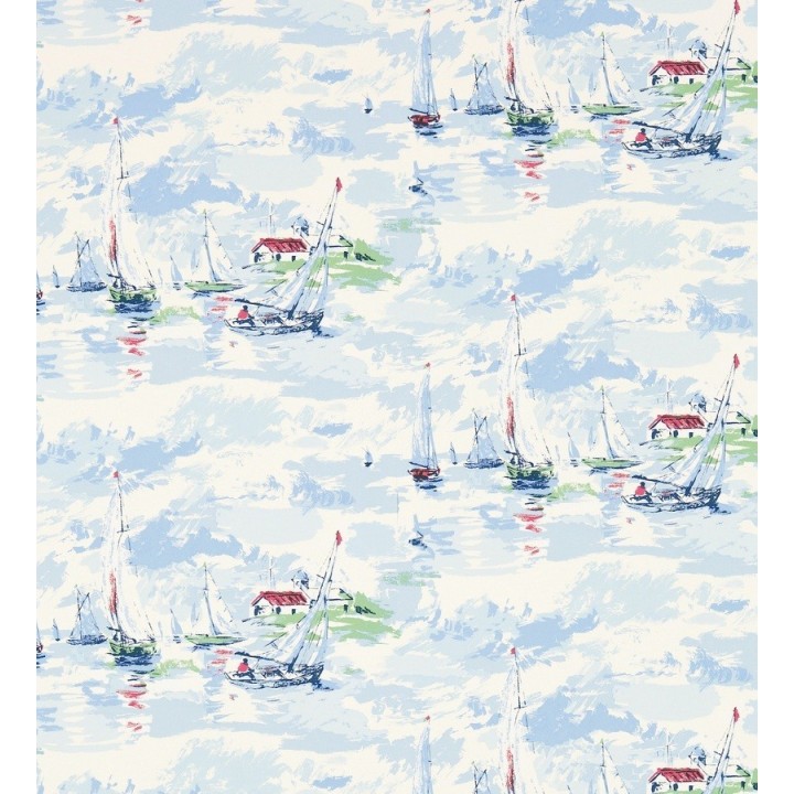 Papel pintado estampa artística marinera - Bateau 565488