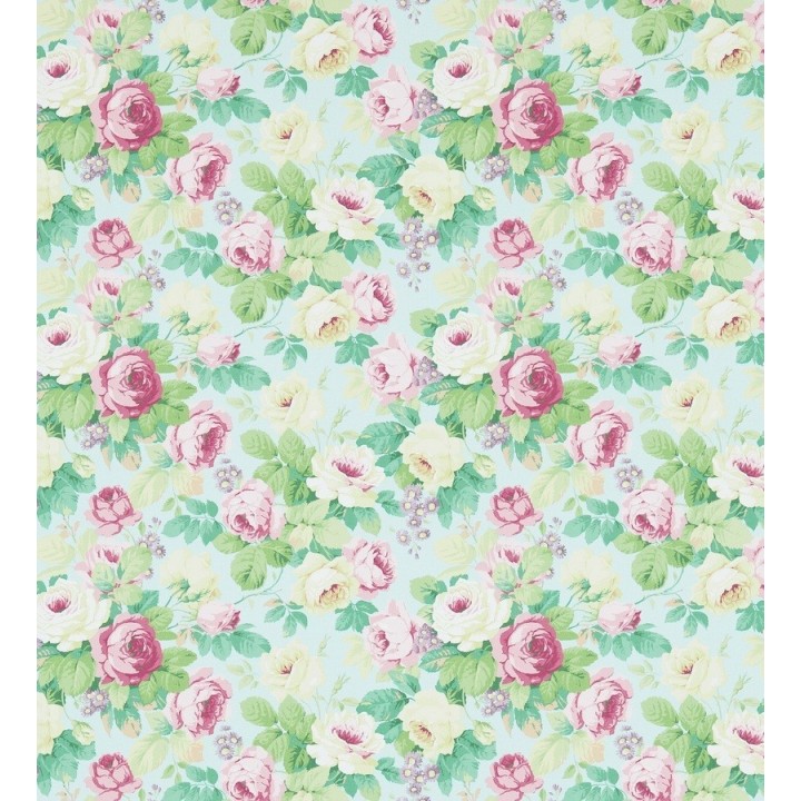 Papel pintado flores románticas vintage al óleo - Bromelia 565498