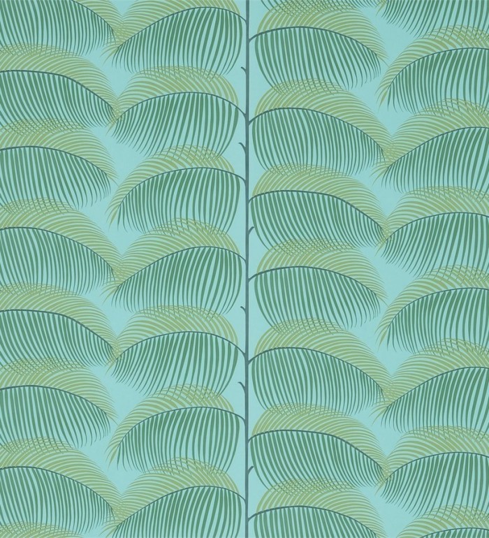Papel pintado hojas de helecho estilo tropical - Biconia 565516