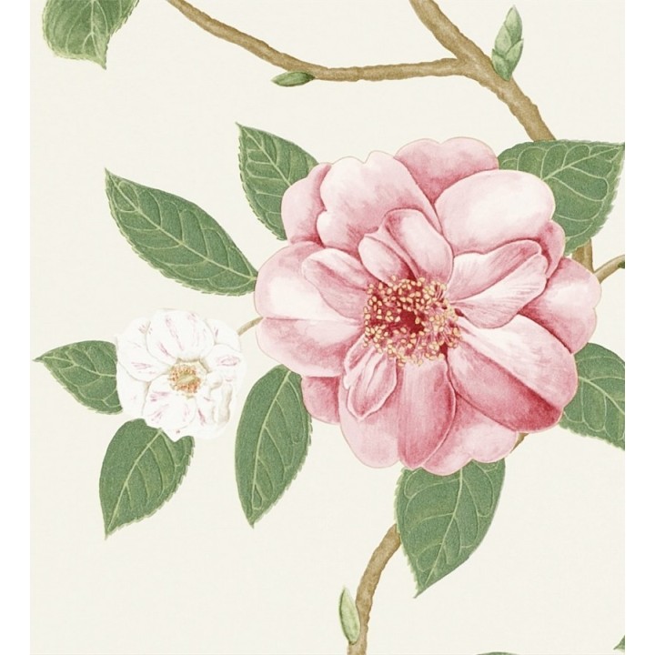 Papel pintado flores grandes al óleo románticas vintage - Dalva 565517