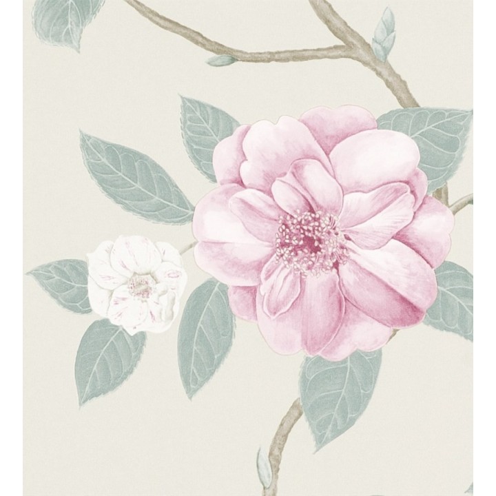 Papel pintado flores grandes al óleo románticas vintage - Dalva 565519