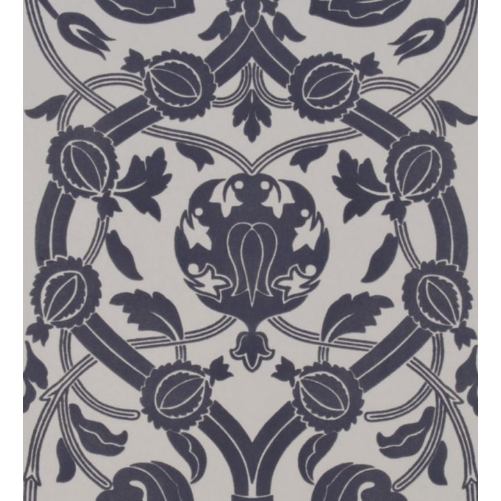 Papel pintado ornamental moderno flocado - Gaillard 565544