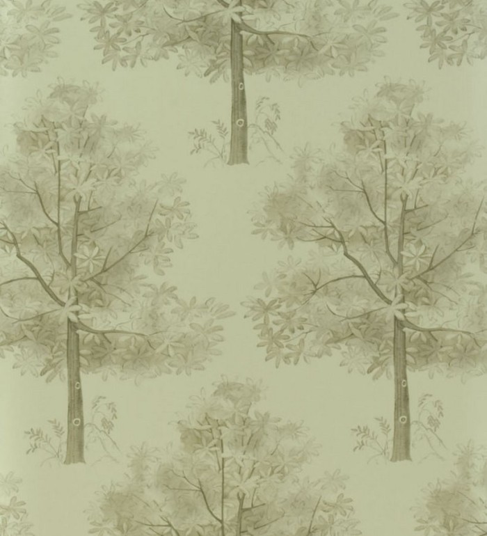 Papel pintado árboles artísticos diseño inglés - Esva 565549