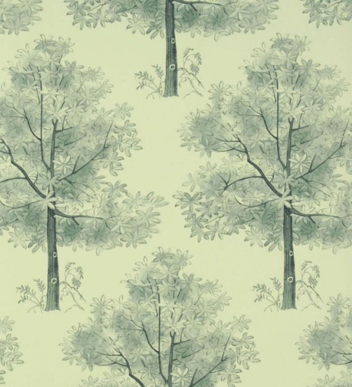 Papel pintado árboles artísticos diseño inglés - Esva 565552
