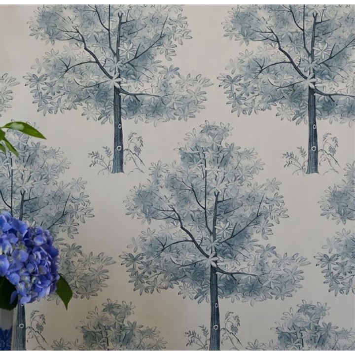 Papel pintado árboles artísticos diseño inglés - Esva 565552