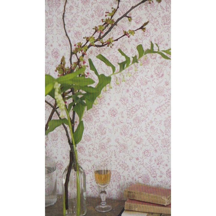 Papel pintado naturaleza de flores y hojas - Laelia 565556