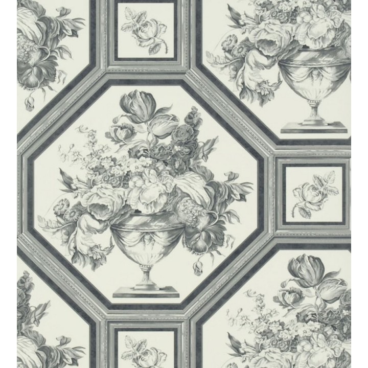 Papel pintado jarrones esplendorosos de flores vintage - Vasari 565567