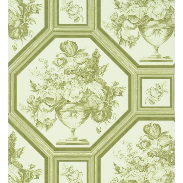 Papel pintado jarrones de flores vintage - Vasari 565572