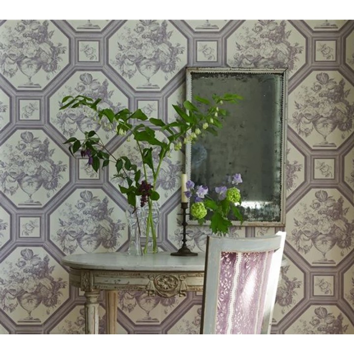 Papel pintado jarrones de flores vintage - Vasari 565573